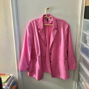 Women's H&M Divided Pink Blazer - Size XL